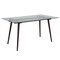 Flash Furniture Rectangle Wood Table, Clear Glass Top, 31.5"X55", Glass, Clear SK-17GC-034-E-GG - alternate 2